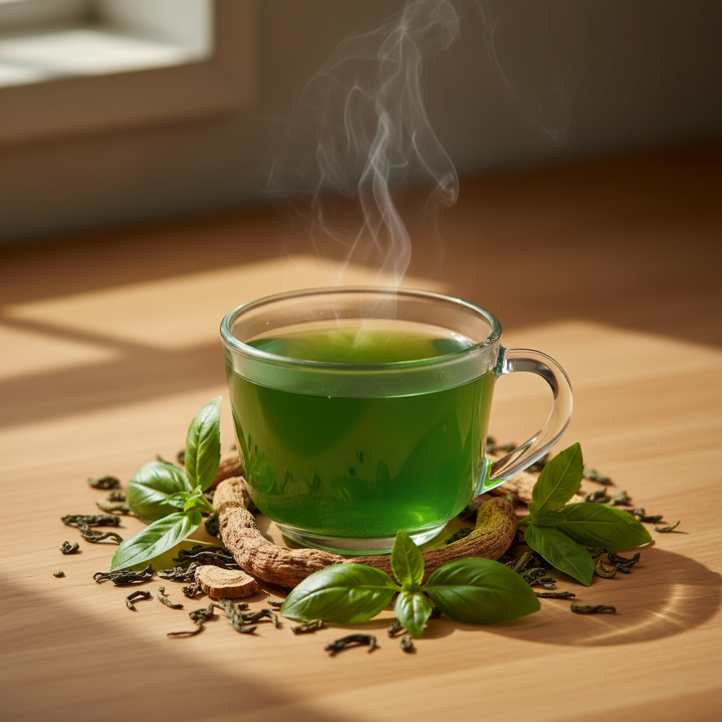 Ashwagandha Basil Green Tea